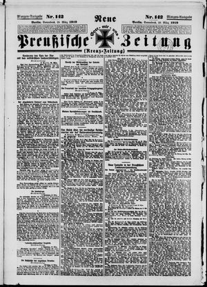 Neue preußische Zeitung vom 29.03.1919