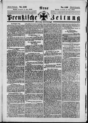Neue preußische Zeitung vom 29.03.1919