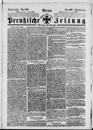 Neue preußische Zeitung vom 01.04.1919