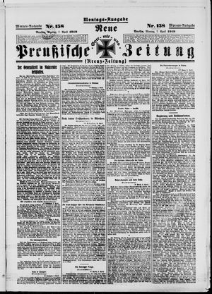 Neue preußische Zeitung vom 07.04.1919