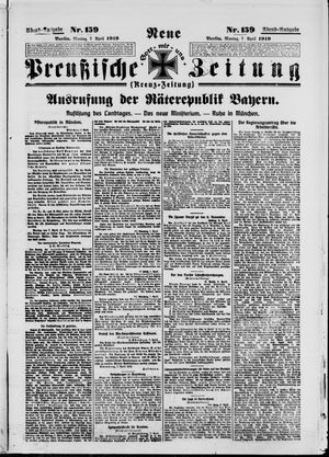 Neue preußische Zeitung vom 07.04.1919