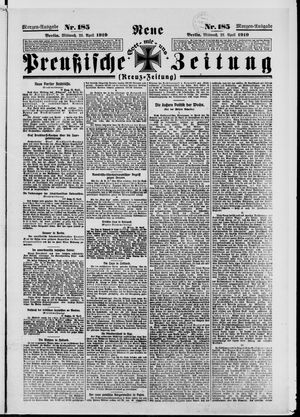 Neue preußische Zeitung vom 23.04.1919