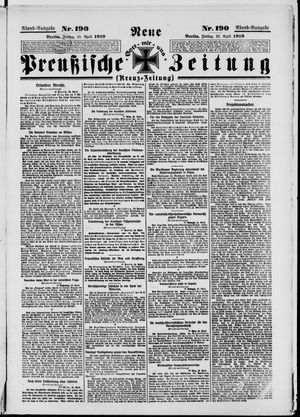 Neue preußische Zeitung vom 25.04.1919