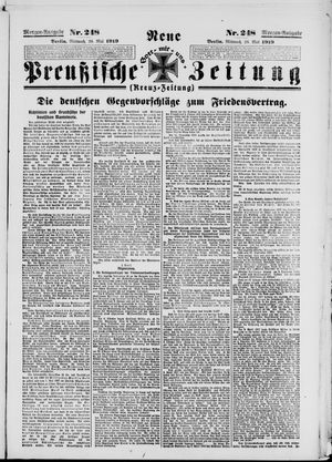 Neue preußische Zeitung vom 28.05.1919