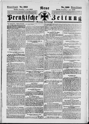 Neue preußische Zeitung vom 05.06.1919