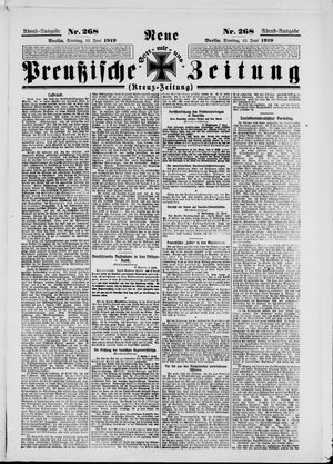 Neue preußische Zeitung vom 10.06.1919