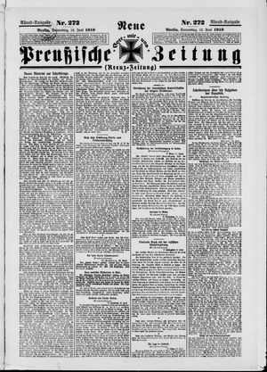 Neue preußische Zeitung vom 12.06.1919