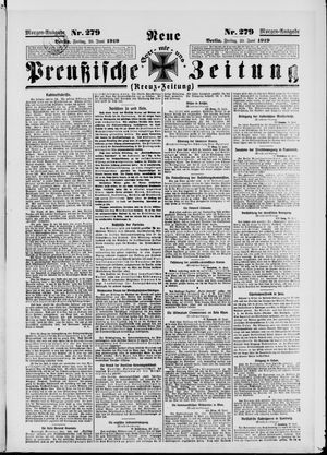 Neue preußische Zeitung vom 20.06.1919