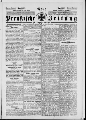 Neue preußische Zeitung vom 25.06.1919
