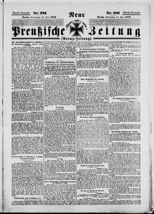 Neue preußische Zeitung vom 26.06.1919