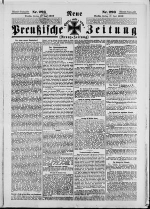Neue preußische Zeitung vom 27.06.1919