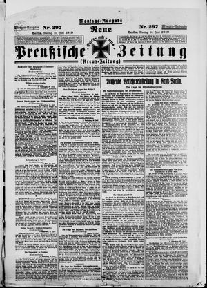 Neue preußische Zeitung vom 30.06.1919