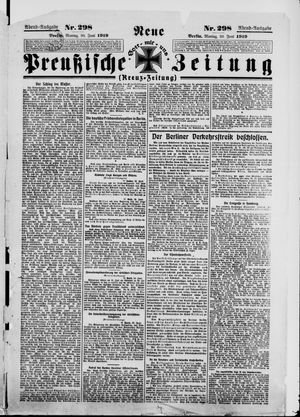 Neue preußische Zeitung vom 30.06.1919