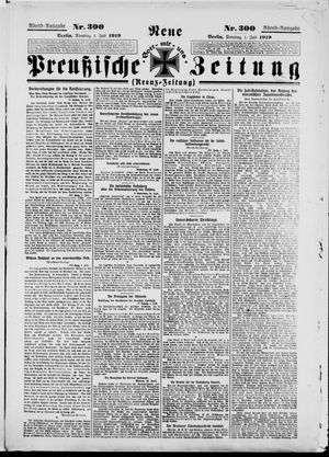 Neue preußische Zeitung vom 01.07.1919