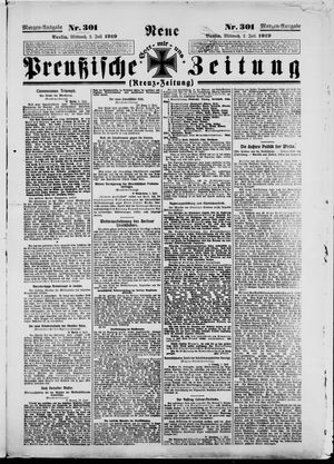 Neue preußische Zeitung vom 02.07.1919