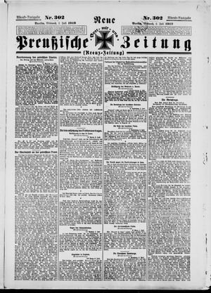 Neue preußische Zeitung vom 02.07.1919