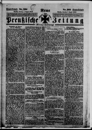 Neue preußische Zeitung vom 03.08.1919