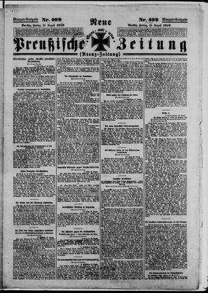 Neue preußische Zeitung vom 29.08.1919