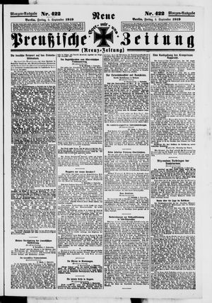 Neue preußische Zeitung vom 05.09.1919