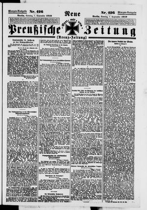 Neue preußische Zeitung vom 07.09.1919