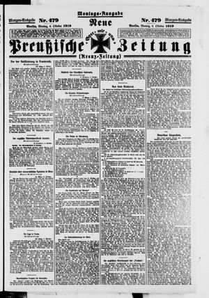 Neue preußische Zeitung vom 06.10.1919