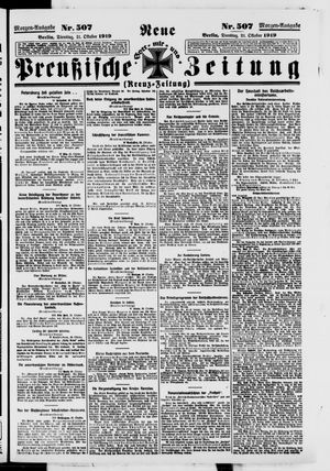 Neue preußische Zeitung vom 21.10.1919