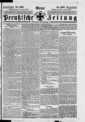 Neue preußische Zeitung vom 22.10.1919