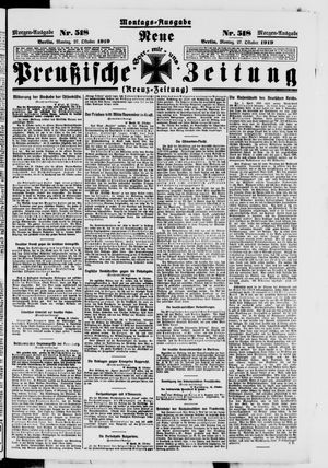Neue preußische Zeitung vom 27.10.1919