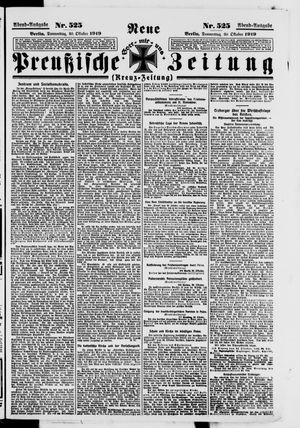 Neue preußische Zeitung vom 30.10.1919