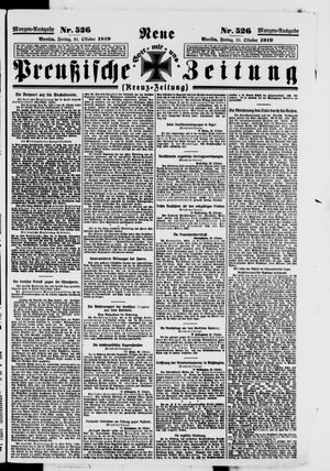 Neue preußische Zeitung vom 31.10.1919