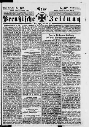 Neue preußische Zeitung vom 31.10.1919
