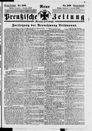 Neue preußische Zeitung vom 01.11.1919