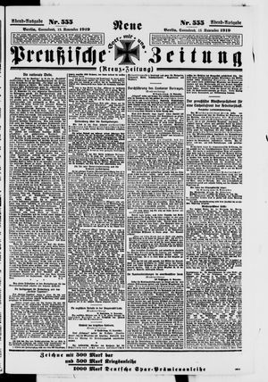 Neue preußische Zeitung vom 15.11.1919