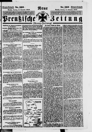 Neue preußische Zeitung vom 23.11.1919
