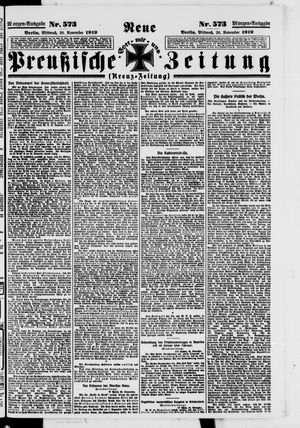 Neue preußische Zeitung vom 26.11.1919