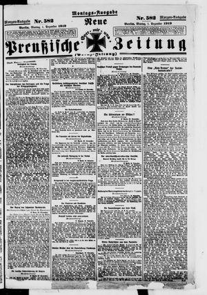 Neue preußische Zeitung vom 01.12.1919