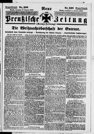Neue preußische Zeitung vom 27.12.1919
