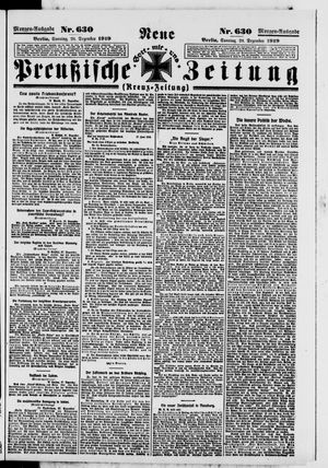 Neue preußische Zeitung vom 28.12.1919