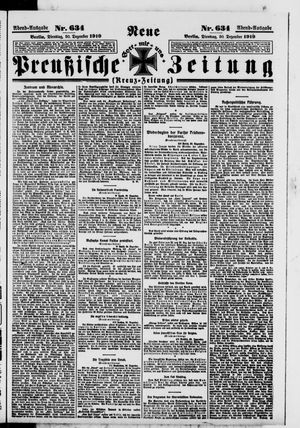 Neue preußische Zeitung vom 30.12.1919
