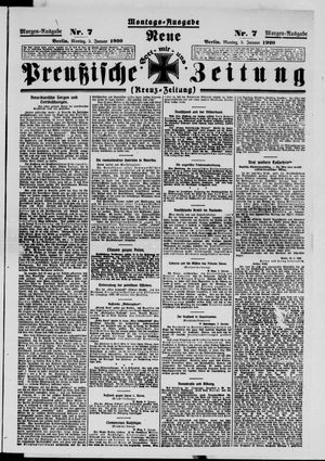 Neue preußische Zeitung vom 05.01.1920