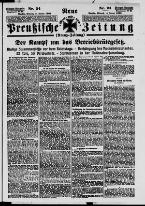 Neue preußische Zeitung vom 14.01.1920
