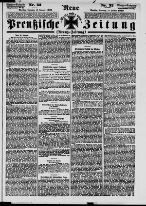 Neue preußische Zeitung vom 18.01.1920