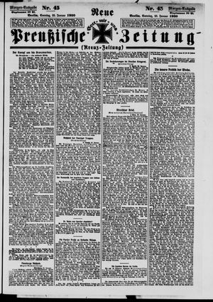 Neue preußische Zeitung vom 25.01.1920