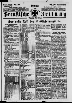 Neue preußische Zeitung vom 11.02.1920