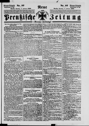 Neue preußische Zeitung vom 17.02.1920