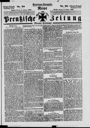 Neue preußische Zeitung vom 23.02.1920