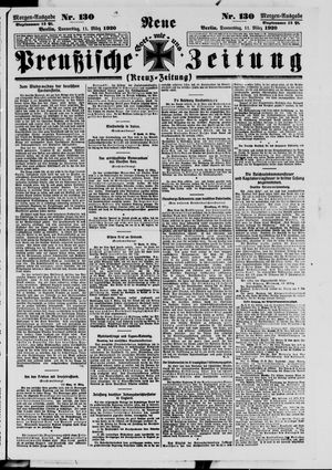 Neue preußische Zeitung vom 11.03.1920