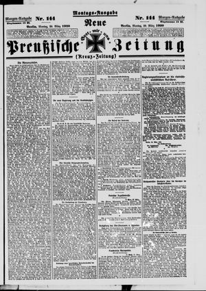 Neue preußische Zeitung vom 29.03.1920
