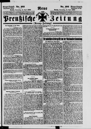 Neue preußische Zeitung vom 22.04.1920