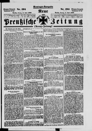 Neue preußische Zeitung vom 26.04.1920